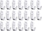 FGen 20pcs Stainless Steel Hanging Hooks, Solid Hooks for Family Hotel Bathroom Accessories