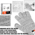 Oyster Shucking Knife - 12 Pack with Comfort Wood Handle, Professional Grade Cut Resistant Gloves