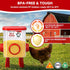 ATHCOHT Set 3.1 Gallon/26.4 4 3 Large Chicken Feeder and Waterer Pounds, Automatic Chicken Waterer with Cups & Feeder