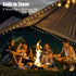 17 50 8 Brightown Star String Lights Battery Operated - ft LED Star Fairy String Lights with Remote and Timer, Modes