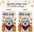 Set 11 12.5x18 Inch Seasonal Garden Flags Golden Doodle Double Sided Flags of Holiday Farmhouse Indoor Outdoor Yard