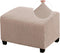 Stretch Ottoman Cover Ottoman Slipcovers Rectangle for Living Room Foot Stool Stretch