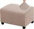 Stretch Ottoman Cover Ottoman Slipcovers Rectangle for Living Room Foot Stool Stretch