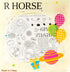12Pcs R HORSE Thanksgiving Coloring Placemats - Disposable Paper Game Coloring Table Mats, Fall Turkey Place Mats
