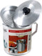 Bene Casa Fine Filter Aluminum Oil Strainer and Dispenser (1 Quart), Dishwasher Safe with Stay-tight Lid
