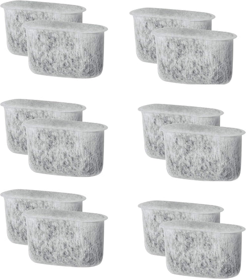 NRP Braun Coffeemakers Replacement Charcoal Water Filter BRSC004 for BrewSense Drip Series, 12-pack