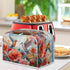 Hummingbird Flower Print Toaster Covers, 2 Slice Wide Slot, Dustproof Floral Protectors, Machine Washable Gift for Women