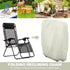 Uranshin 2PCS, 28" 13" 43" 210D Outdoor Folding Chair Covers Zero Gravity Chair Cover W x D x H, Waterproof Oxford