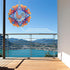Wind Spinners, 12 inch 3D Stainless Steel Hanging Wind Spinner, Metal Kinetic Sculpture for Indoor/Outdoor Decor.