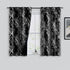 FMFUNCTEX 100% Blackout Curtains for Bedroom, 54 Inch Length Black Branch Panels for Living Room, Thermal Insulated 2