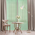 Oakias Green Sheer Curtains, 2 Panels Set 54" W x 84" L, 84 Inches Long Rod Pocket Voile Curtains for Living Room &