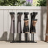 Closet, 4 pickpiff Free Standing Shoe Racks - Black Metal Boot Rack, Shoe Organizer for Dorm Room, Entryway, Bedroom