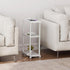 TB01BW061 TUTOTAK Small Side Table, Narrow End Table, Bedside Table, Couch Side Table with Wheels for Living Room