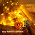 8 16ft Fairy Lights Battery Operated - Rechargeable String Lights for Bedroom Dorm - LED Decorative Twinkle Light