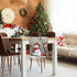 13x108 Inch Christmas Red Bird Branch Table Runner Snowman Cardinal Burlap Table Runners, Winter Xmas Seasonal Coffee