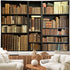 Boziqr 71X60 Inches Vintage Bookshelf Tapestry Wall Hanging Retro Library Hippie Wall Tapestries For Bedroom Living