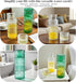 Set 28.5 OZ 6.5 OZ kanpura Bedside Water Carafe and Glass Mouthwash Dispenser for Bathroom Glass Pitcher & Cup Vintage