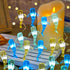 30LED 10ft Nautical Theme Ocean Dcor Outdoor Beach Decorative String Lights Whale Shark Cute Marine Life Novelty Night