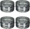 Lambro #246 6" Aluminum Duct Connector, 4 Pack