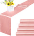 Aneco 4 Pack Satin Table Runner 12 x 108 Inch Long, Bright Silk and Smooth Fabric Party Table Runner for Wedding