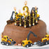 12 3 Pcs Construction Birthday Candles, Number Candle Construction Cake Topper, Digger Cake Topper for Boys Girls