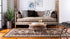 Unique Loom Taftan Collection Area Rug - Border Geometric Tribal Design, 2 ft 2 in x 3 ft, Brown/Tan