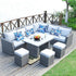 Outdoor Pillow Covers, 2PCS Waterproof Lumbar Pillow Covers 18x18 Inch for Furniture Patio Couch