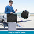 KIMBORA 54" Garment Bag for Travel, Gusseted Suit Bags for Men with Handles for Hanging Clothes Storage