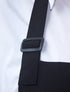 Black Professional Resist Water Adjustable Extra Long Bib Apron - 3 Pockets for Home Kitchen, Garden, Restaurant