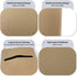 Tissue Box Cover 5X5X5'' PU Leather Tissue Holder, Square Tissue Cube Box Organizer for Bathroom, Kitchen, Office