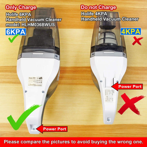 T Power AC DC Adapter for Holife Homasy HM036 6KPA Handheld Vacuum Cyclonic Suction Cordless Cleaner 14.8V Lithium