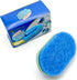 Cleaning Brush for Bathroom Tiles - All Purpose Sponge Brush with Ergonomic Handle for Kitchen Bathtub Toilet