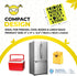 Fridge Ninja Compact Fridge Deodorizer (2 Pack), More Effective than Baking Soda, Activated Carbon