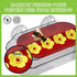 Window Hummingbird Feeder, Strong Suction Cup with 4 Feeding Ports, Easy to Clean and Refill Plastic Feeder, 10oz