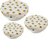 Reusable Bowl Covers for Bread Proofing, Embroidered Daisy Linen Cotton Cloth, Eco-friendly