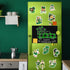 Whaline 16Pcs St. Patrick's Day Retro Refrigerator Magnets, Green Shamrock Decorative Fridge Stickers