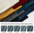 W42 L84 inches, 2 RYB Home Stone Blue Velvet Curtains - Blackout Curtains for Nursery Thermal Insulated Noise Reducing