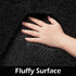 6x9 HOMORE Rugs for Living Room Black Fluffy Area Rug Modern Shag Rugs for Bedroom, Super Soft and Comfy Carpet, Cute