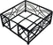 Boston International Wave Design Cocktail Napkin Holder Caddy, Black