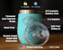 Bevvee Black Lab Face Wine Tumbler with Sliding Lid, Stemless Stainless Steel Insulated Cup for Outdoor Camping, Teal