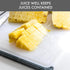 Dexas Non-Slip Grippboard Cutting Board, 12"x18" in Natural/Gray Color