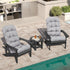 50x20x4 Inch, Crestlive Products Adirondack Chair Cushion, Outdoor Rocking Chair Cushion Water Resistant High Back