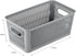 Simplify 4Pk Small Slide 2 Stack It Tote Basket, Open Bins for Storage & Organization in Bathroom, Crafts, Office