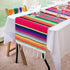 Fowecelt Mexican Serape Table Runner 14 x 84 Inch for Mexican Party