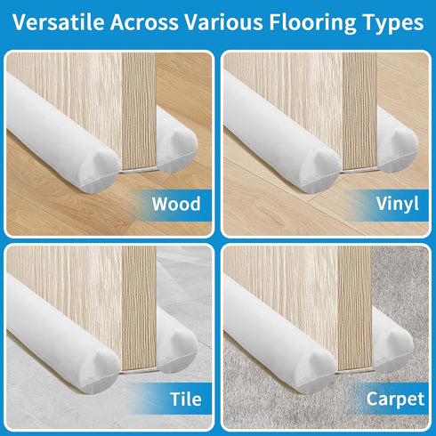 30"-36" Neween Large Door Draft Stopper for Bottom Door Sweep Weather Stripping Noise Blocker Window Breeze Blocker