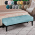 Vapor Fitness Velvet Bench Covers for Bed End, Kitchen & Dining - Stretch Rectangle Slipcovers, Dustproof & Washable