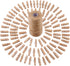 320 Feet Jute Twine and 100 Mini Natural Wooden Craft Clothespins Pegs Clips