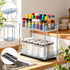 DABIGE 3 Pack 2 Need:12'' 11'' 5'' Pull Out Spice Rack Organizer for Cabinet, Tier Slide Out Spice Racks Organizer
