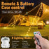 2 Pack 33ft 100 Tree[8 WERTIOO Battery Operated String Lights LEDs Globe Fairy Lights with Remote Control