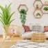 Whonline Fake Hanging Plants, Artificial Small Potted Plants for Indoor Outdoor Aesthetic Decor - 1 Pack